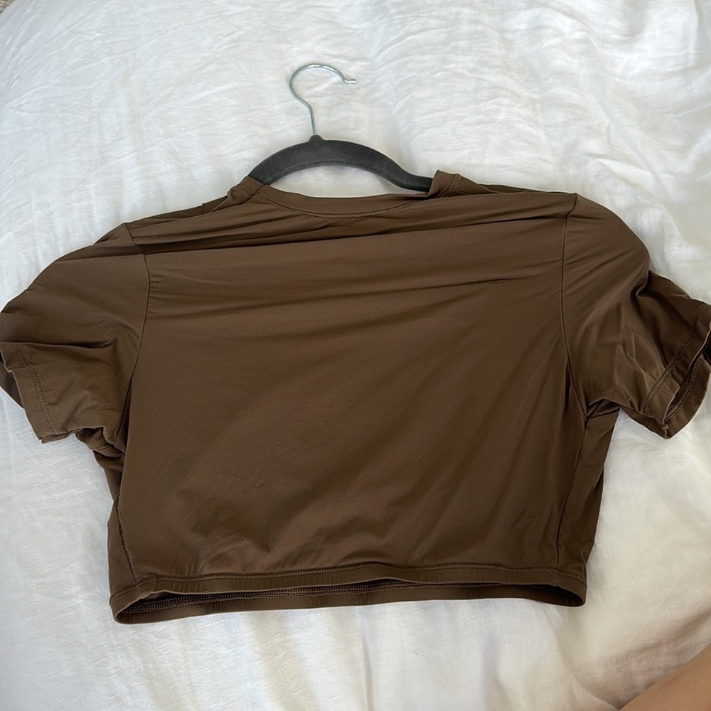 Skims Fits Everybody Super Cropped T-Shirt | Oxide 1 Oxide / M View 3